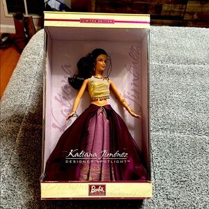 Barbie Collector Doll with Purple and Gold Outfit